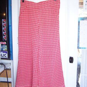 Max Studio Floral Wide Leg Pants Sz S/M